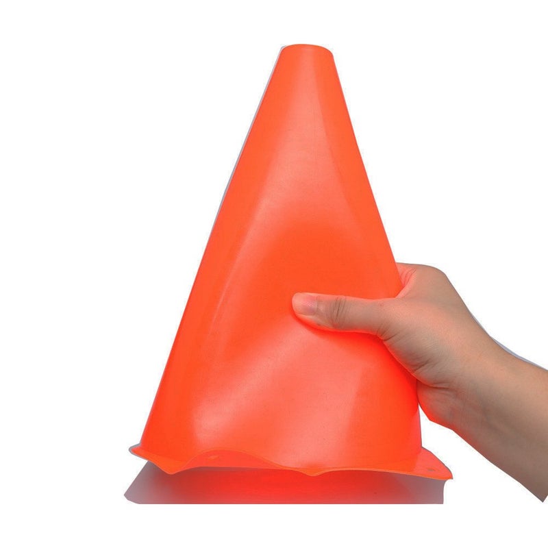 Alyoen 9 inch Orange Traffic Cones, Plastic Sport Cones, Soccer Training Cones for Outdoor Activity & Festive Events (Sets of 10/15/ 20) - Image 4